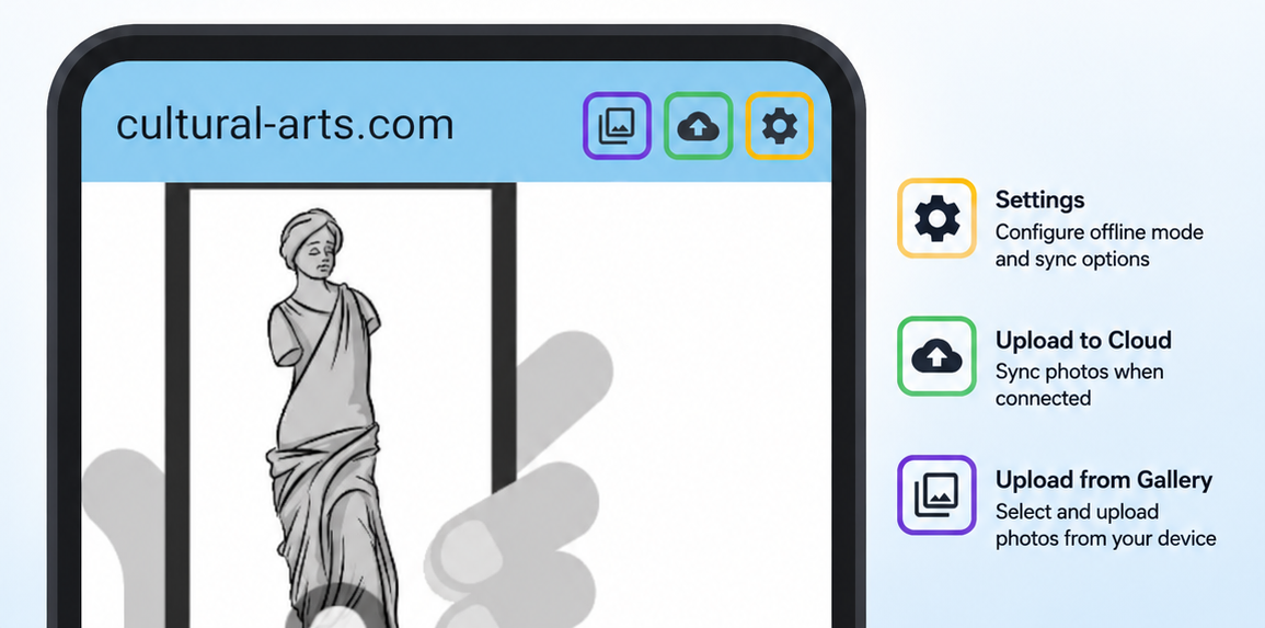Contributor App V. 1.0.1 Now Supports Offline Capture and Gallery Upload